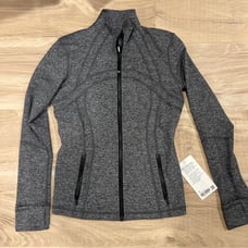 Lululemon DEFINE JACKET LUON Heathered Black Size: 10