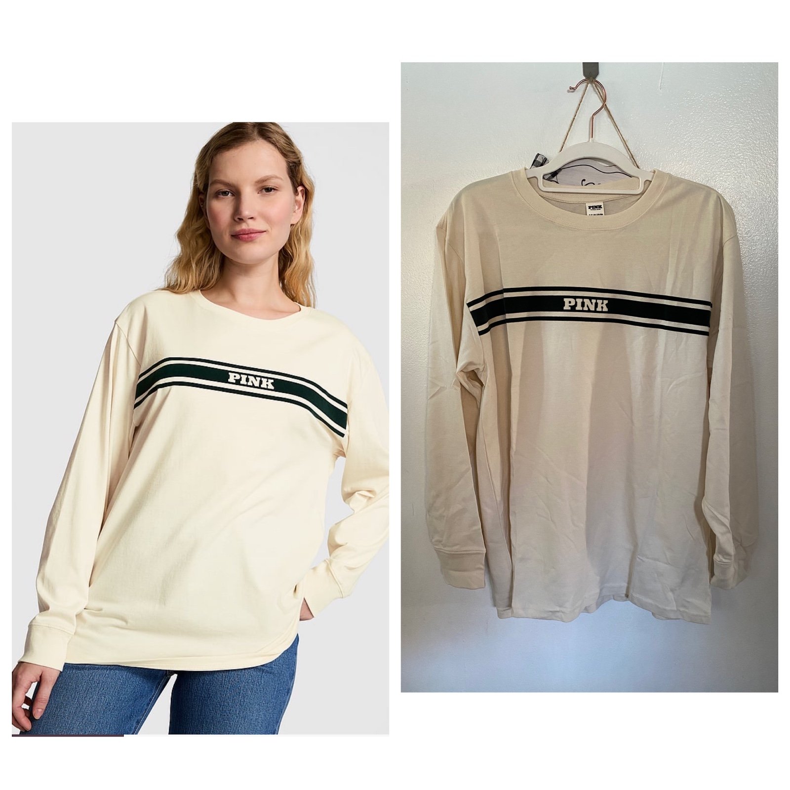 CAMPUS COTTON LONG-SLEEVE TEE