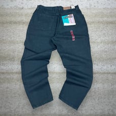 Vintage Riders Jeans Baggy Tapered Ankle Forest Green Wash Denim NWT 90s