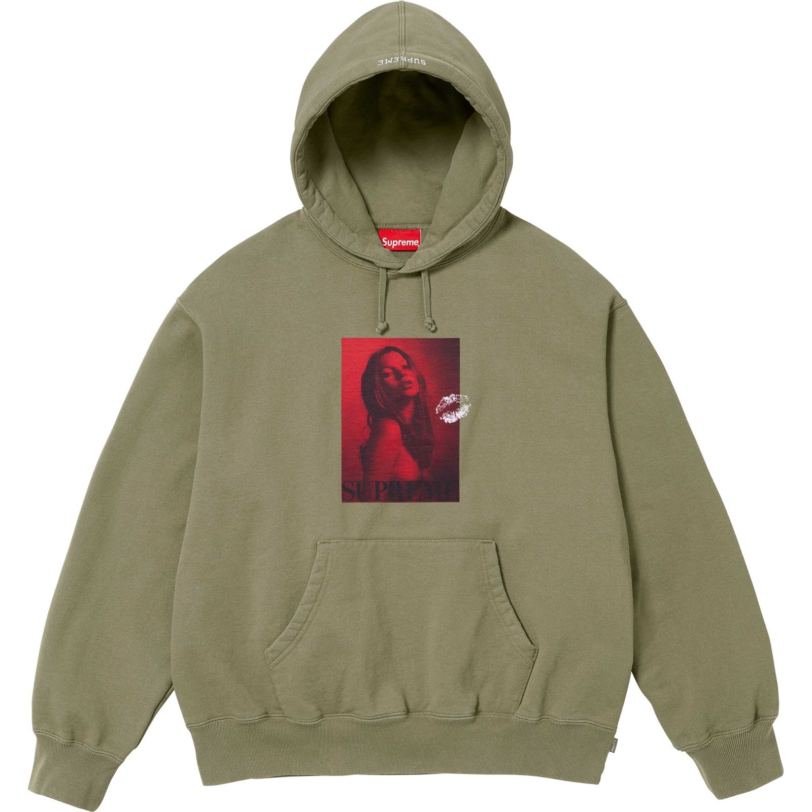 Supreme Kate Moss Hooded Sweatshirt Small Olive