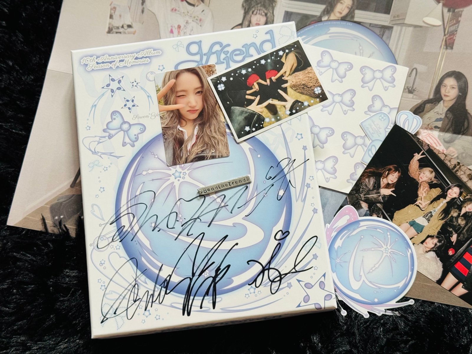 RARE GFRIEND Season of Memories PROMO ALBUM Signed Autograph by ALL MEMBERS Kpop