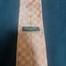LOUIS VUITTON Silk Check Pattern Tie