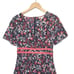 Boden Holly Hanky Hem Floral V Neck Short Sleeve A Line Midi Dress Size 4