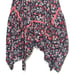 Boden Holly Hanky Hem Floral V Neck Short Sleeve A Line Midi Dress Size 4