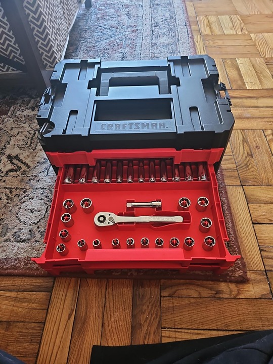 Craftsman VERSASTACK Mechanics Tool Set, 1/4 in, 3/8 in, & 1/2 in Drive, 230 Pc