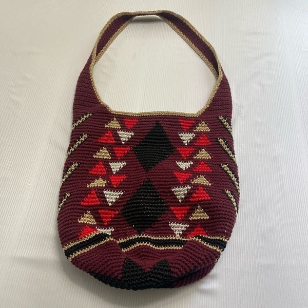 The Sak Back To Bali Crossbody Hobo Purse Handbag