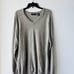 Vintage Joseph & Lyman Cashmere Sweater Gray V Neck Pullover Men’s XL