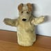 Vintage 50's Steiff Mohair Dog Foxy Foxterrier Hand Puppet No ID