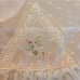 Vintage Embroidered Sheer Peach Swiss Dot Dress 6-12M