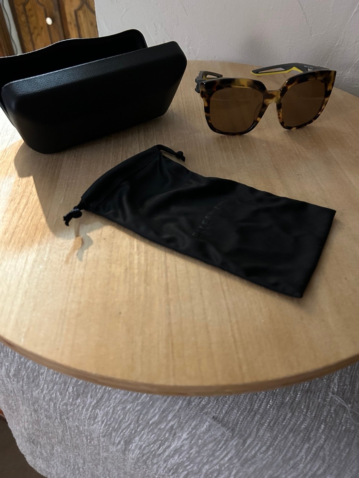 NEW Balenciaga Sunglasses Havana/ Brown BB0025SA
