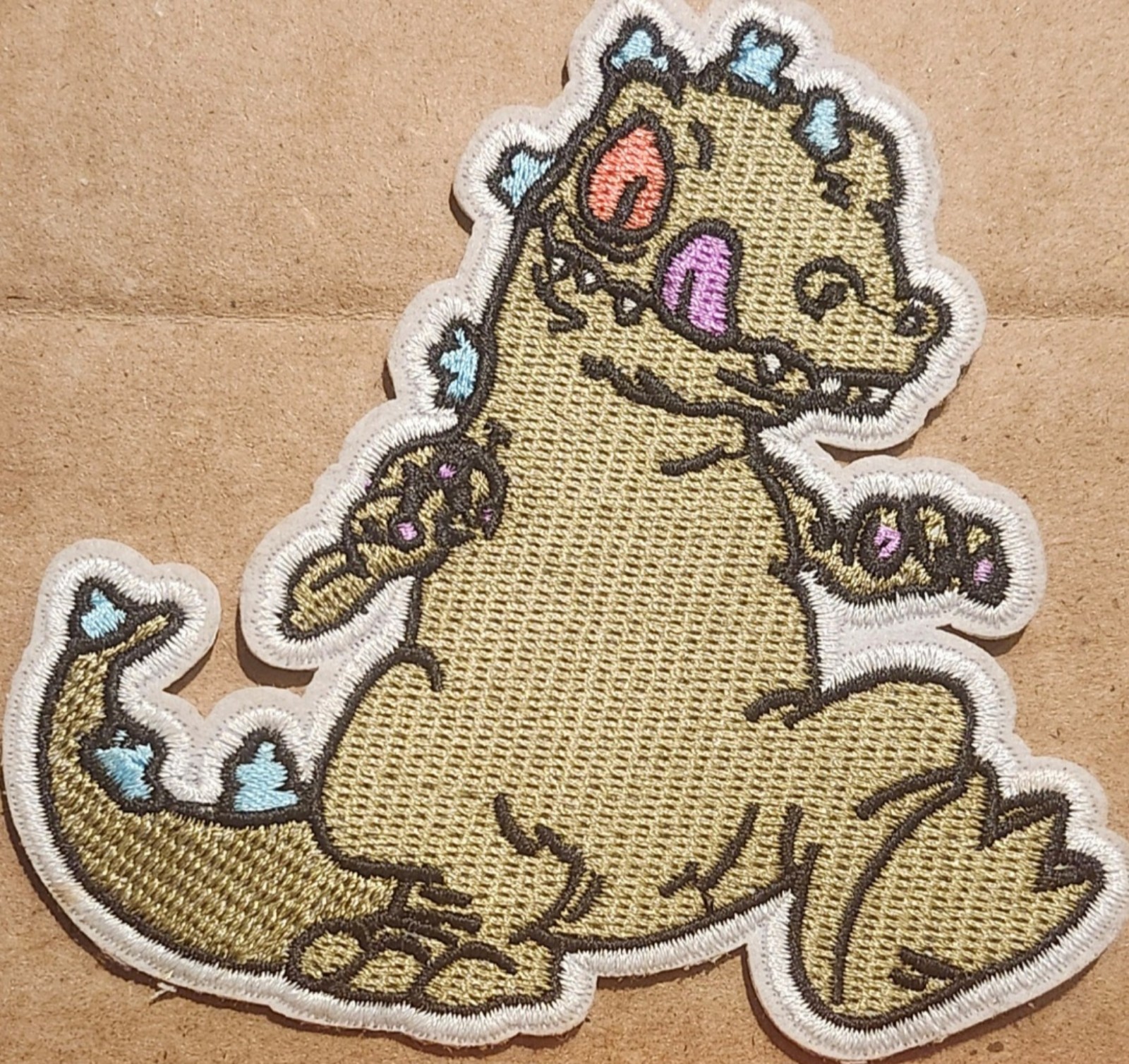Rugrats Reptar embroidered Iron on patch 6 ct.