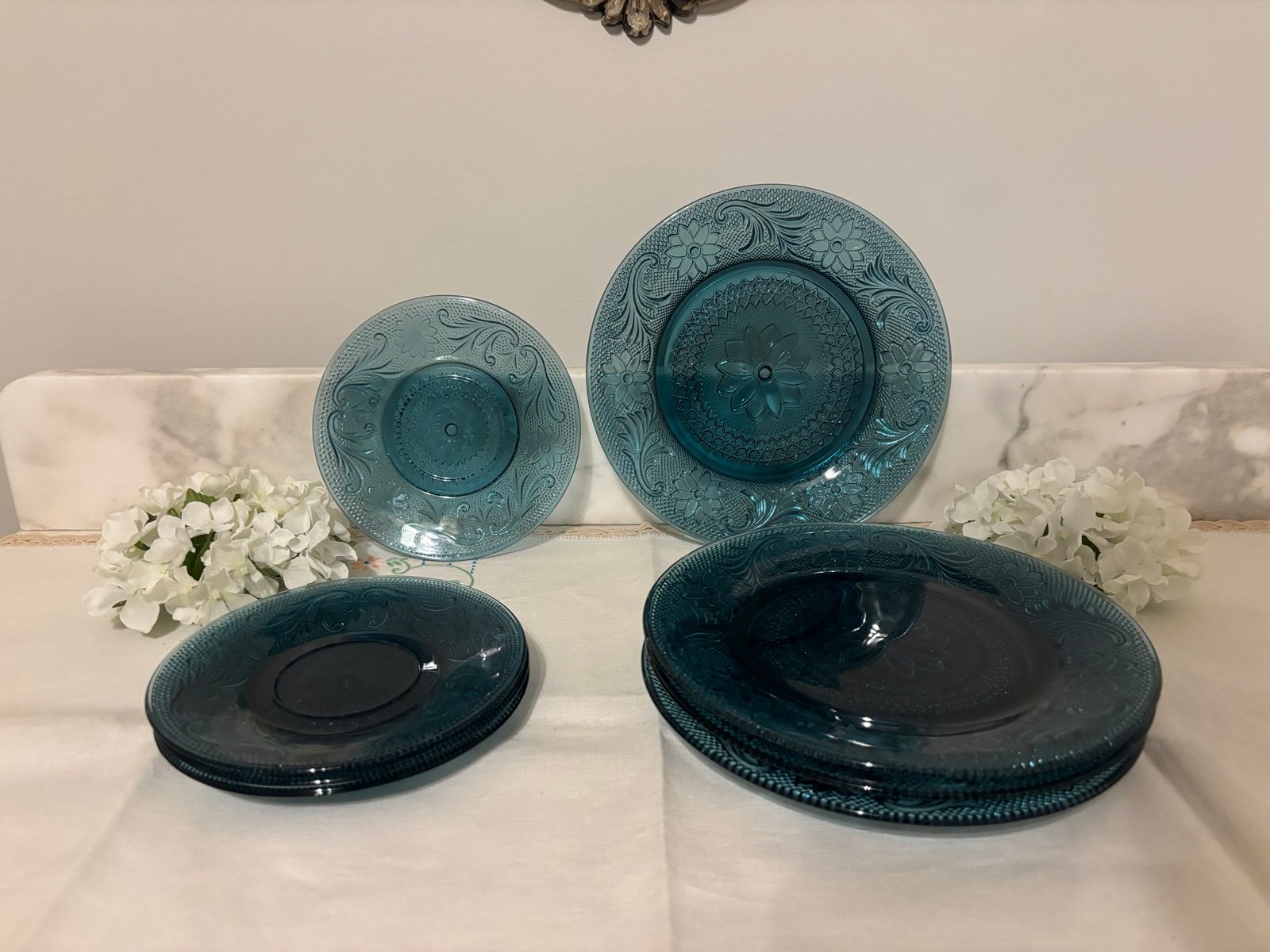 Vintage Indiana glass plates