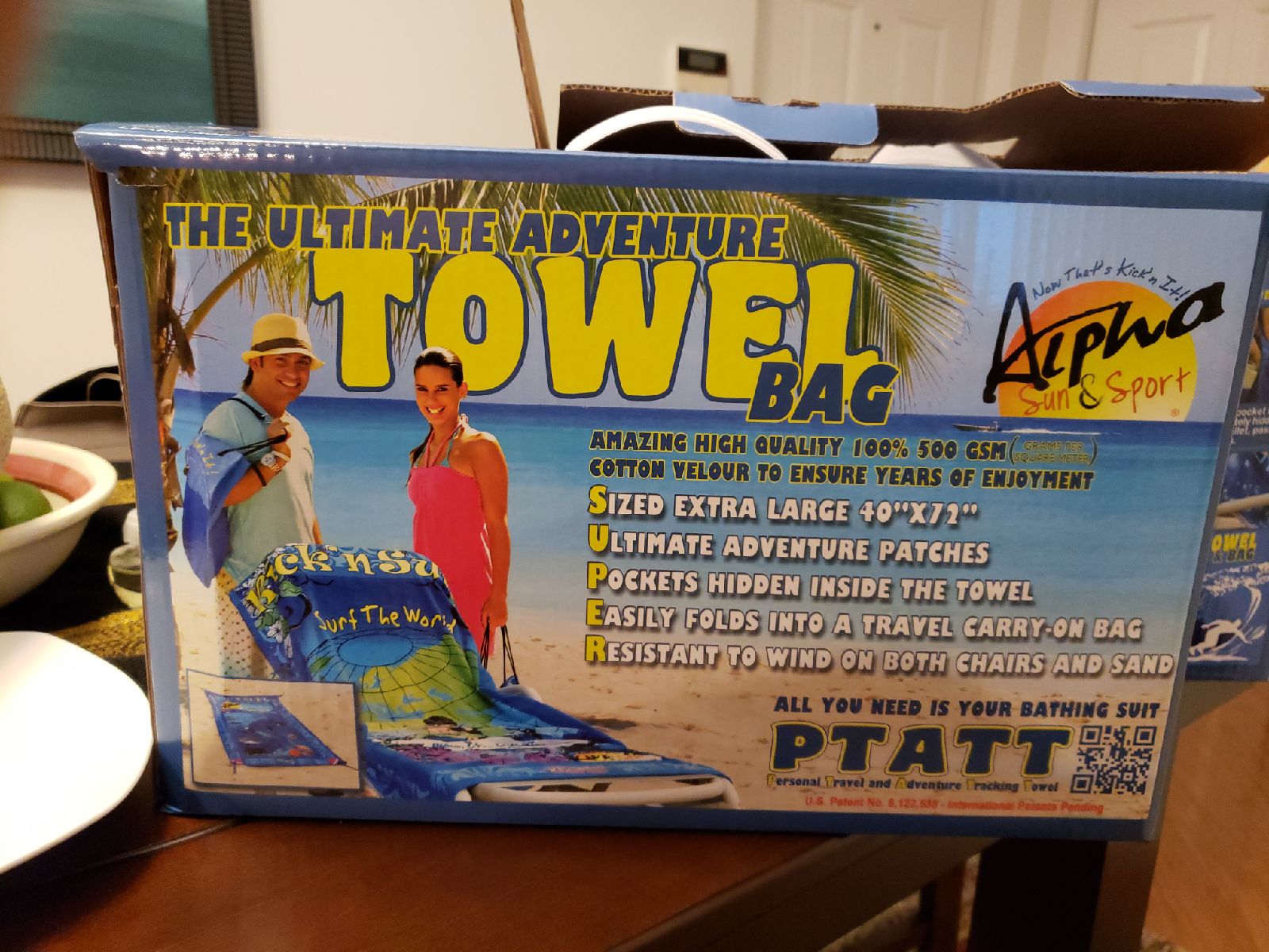 The ultimate adventure towel bag
