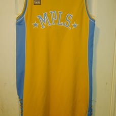 MPLS Lakers NBA hardwood dress/skirt xl