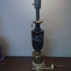 Antique Hand painted lamp