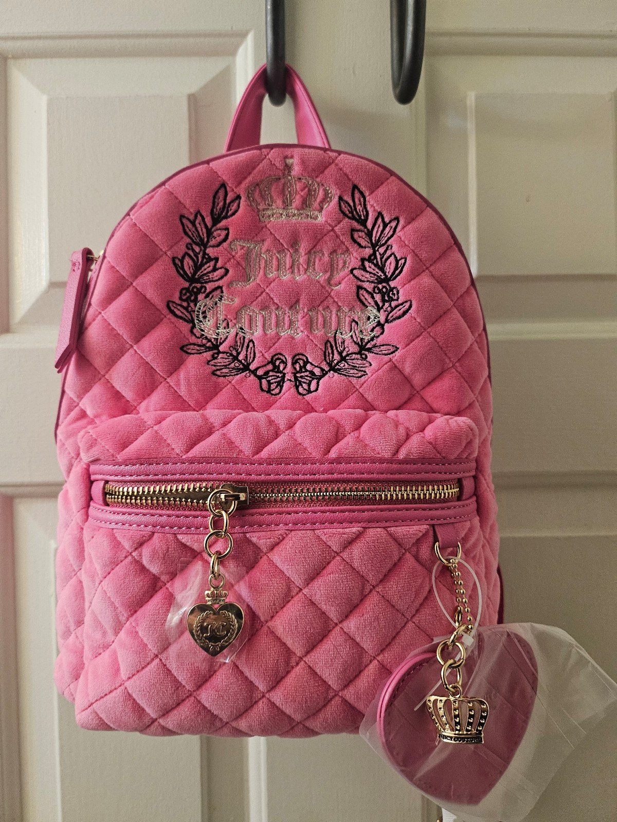 Juicy couture juicy pink royal moments medium backpack