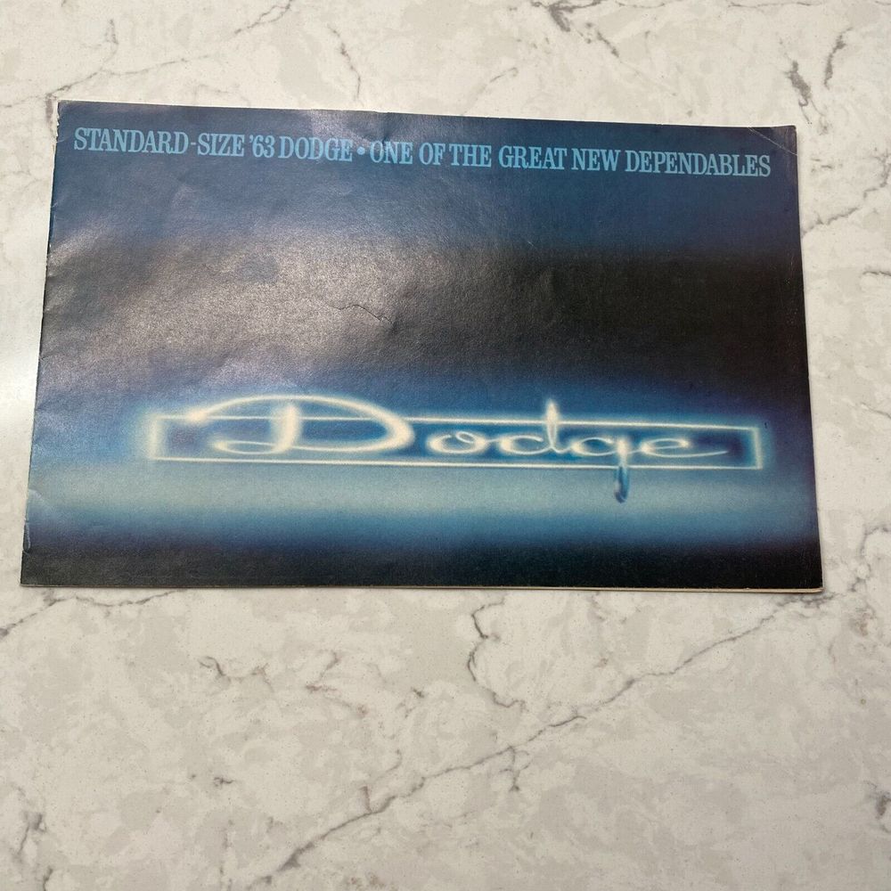 1963 Dodge Polara 500, Dodge 440, Dodge 330, Station Wagon Dealer Sales Brochure