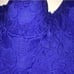 CROP BLUE LACE CORSET SIZE S