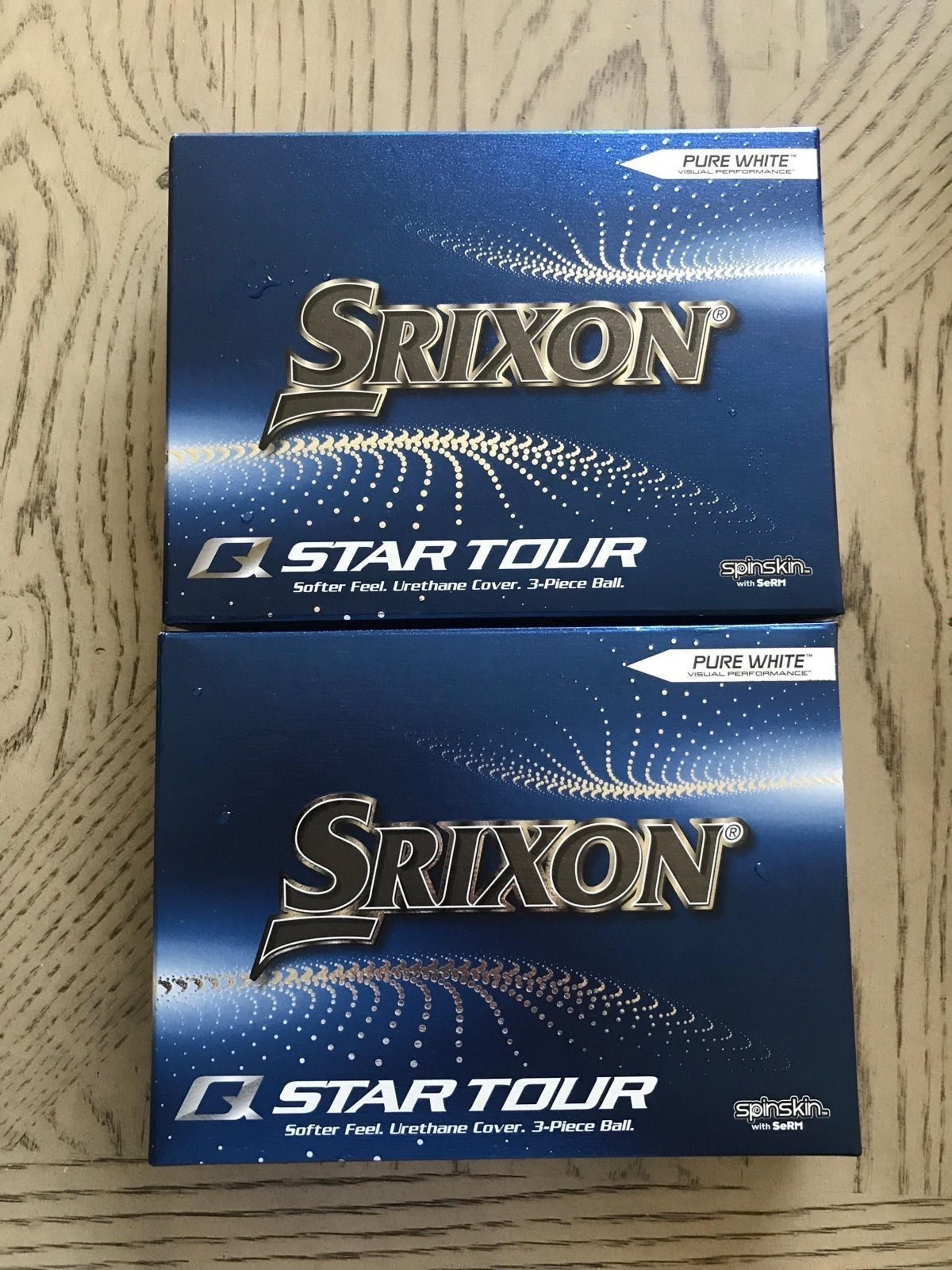 2 Dozen SRIXON  GOLF BALLS W STAR TOUR PURE