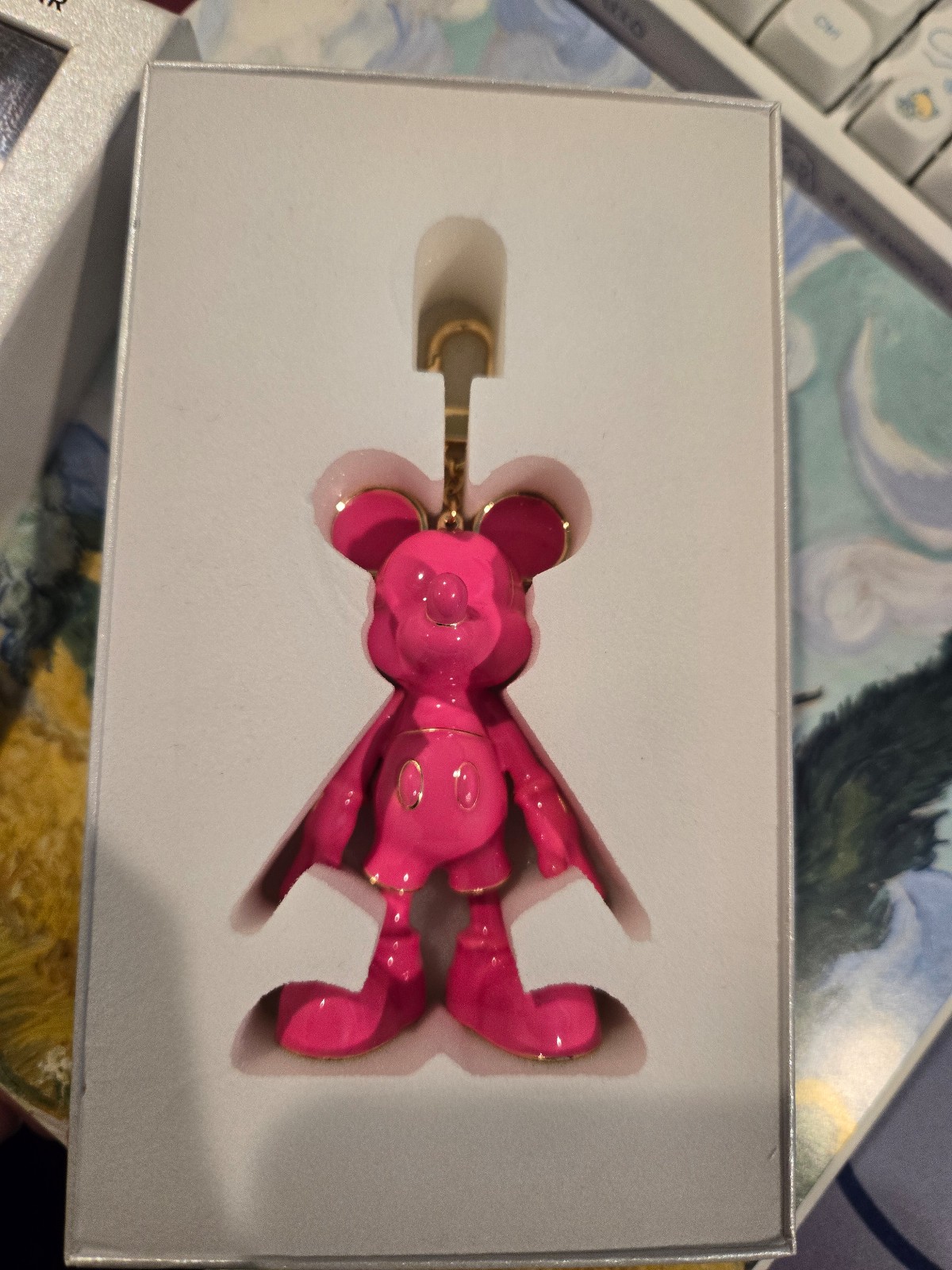 Disney x baublebar neon pink mickey