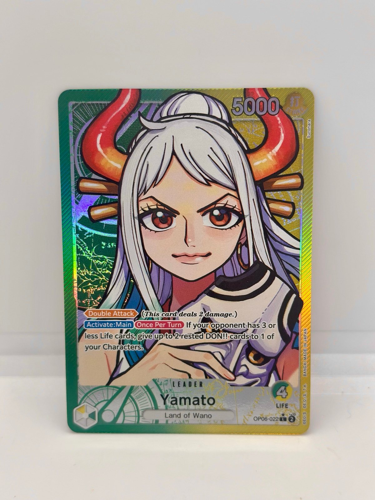 One Piece Card Game OP-06 Yamato Leader Wings of the Captain