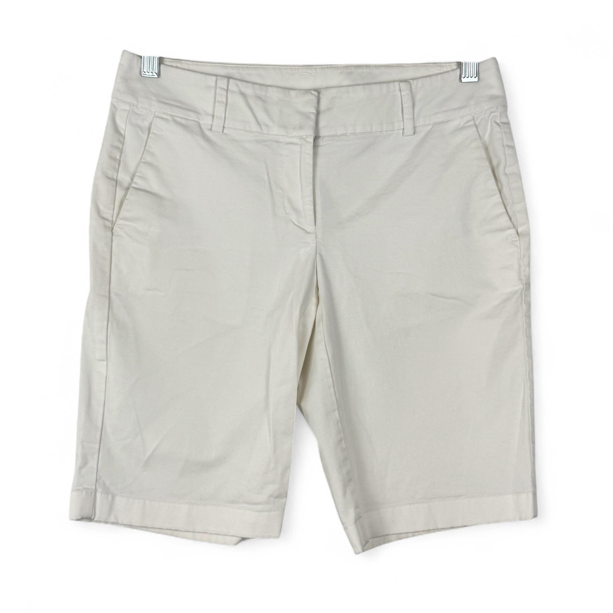 Ann Taylor Boardwalk Short White Size 2 Stretch Pockets