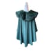 Adrienne Landau Green Cape With Faux Fur Collar Womens Size 1X NWT