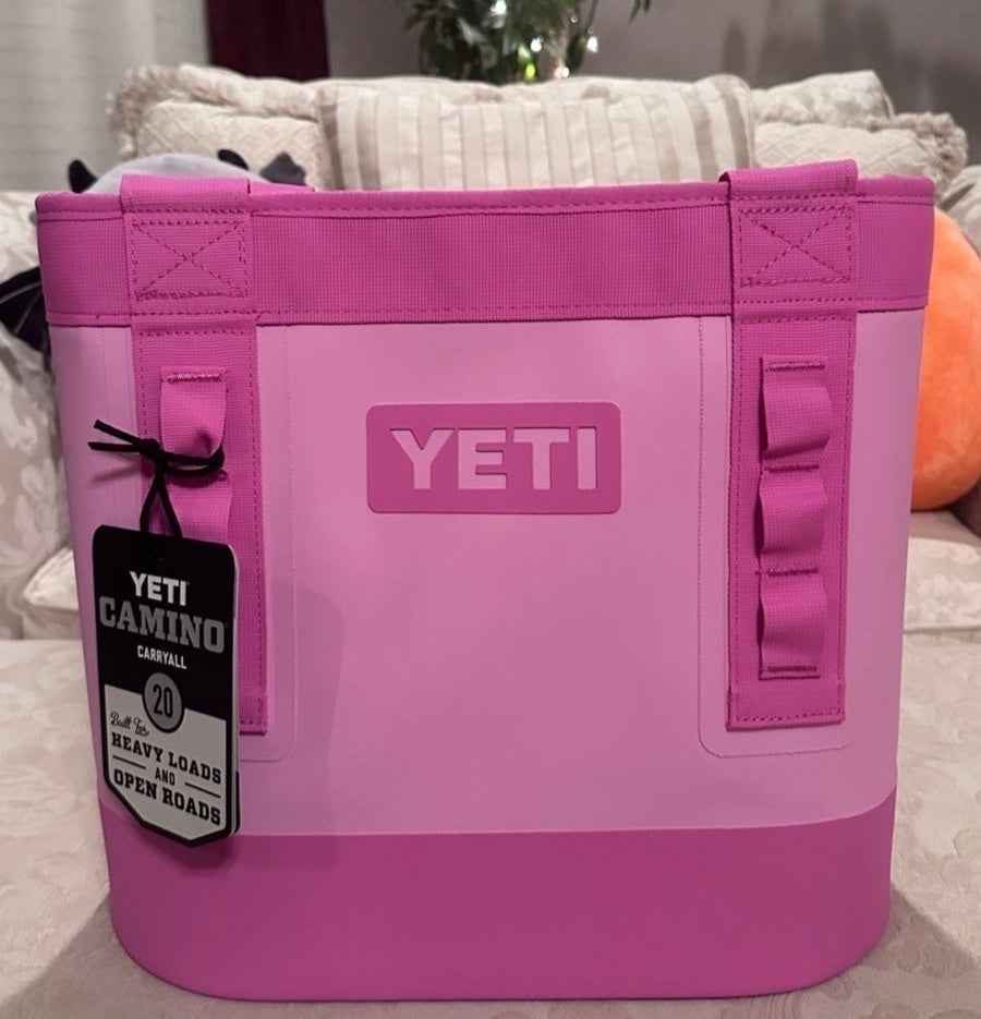 Limited Edition Yeti Camino 20 Carryall Tote Bag Power Pink Color