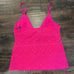 NWOT Saltwater Sands Over-The-Shoulder Tankini Top - Magenta