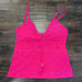 NWOT Saltwater Sands Over-The-Shoulder Tankini Top - Magenta