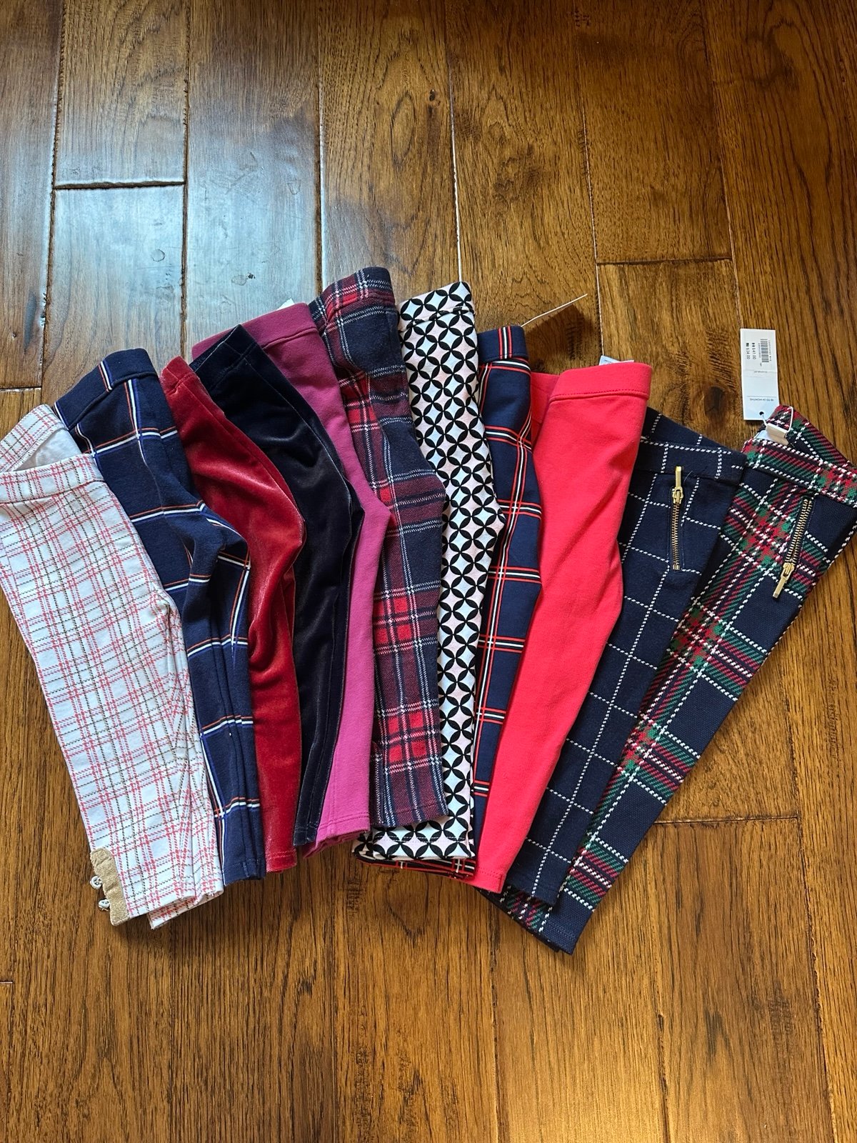 11 pairs of Janie and Jack Leggings
