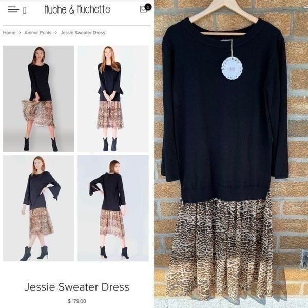 Muche Muchette Jessie Sweater Dress os