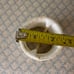 Off white mini bulb clip pleated lamp shades