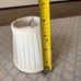 Off white mini bulb clip pleated lamp shades