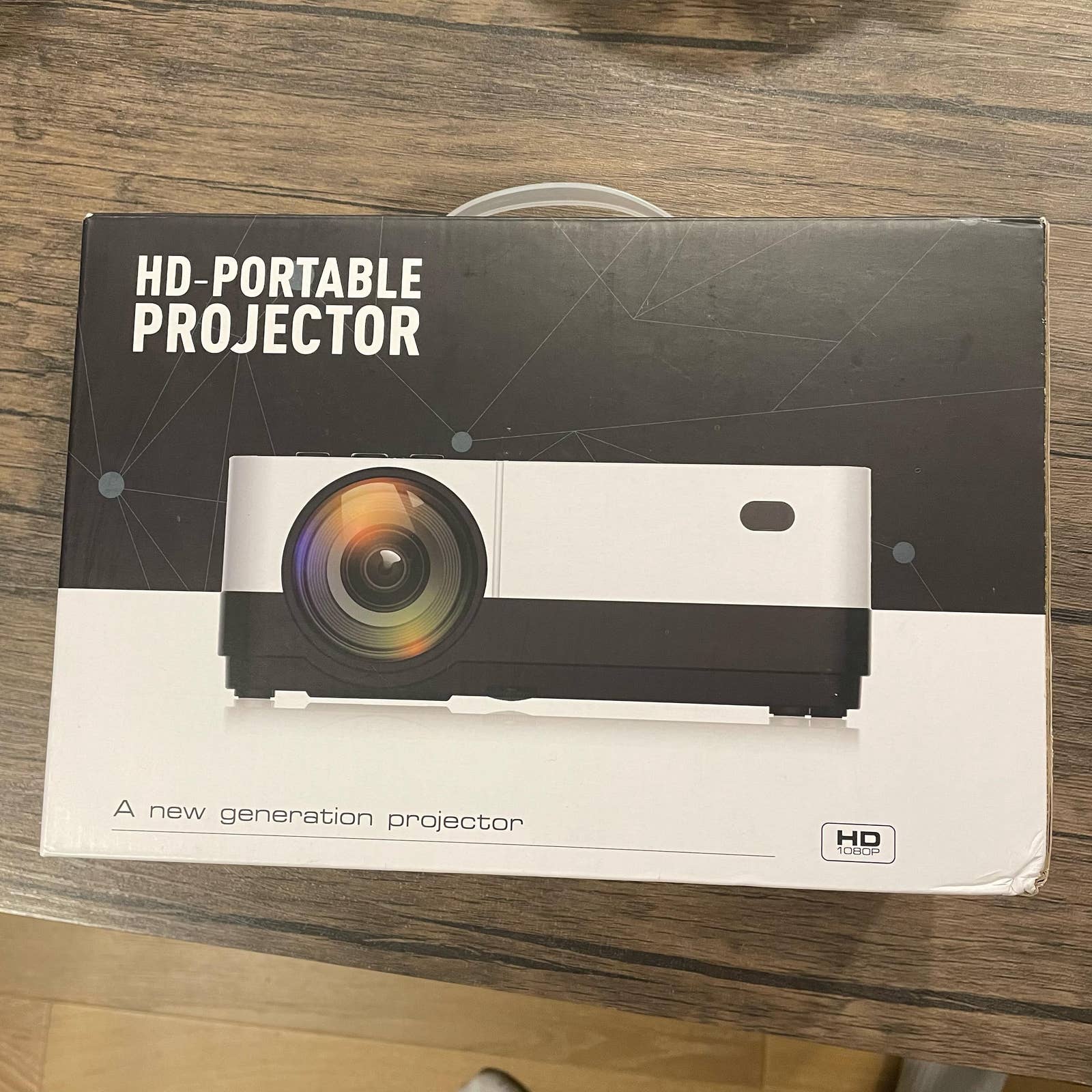 Wsky H2 1080P HD Portable Projector - Unused With Box