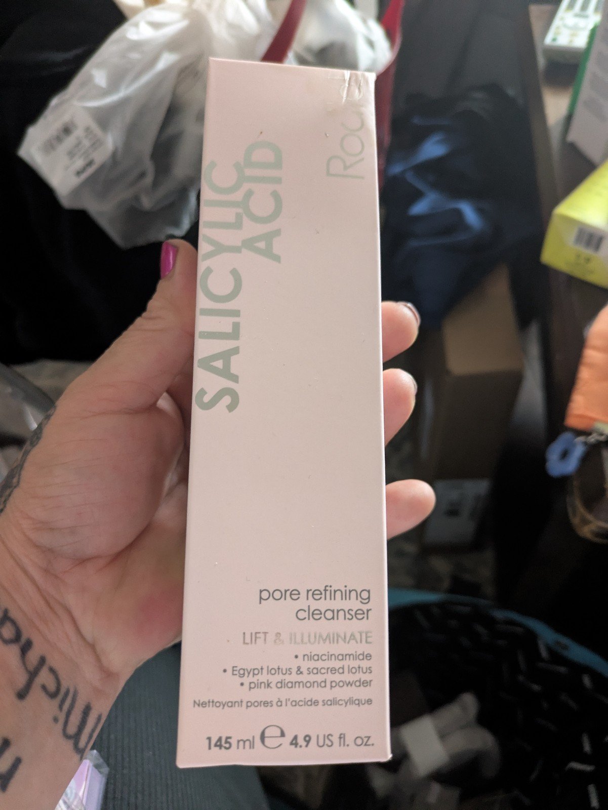 Pore refining cleanser