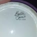 Hand Painted Ceramic 3 Piece Canister Set with Flowers and Checkerboard