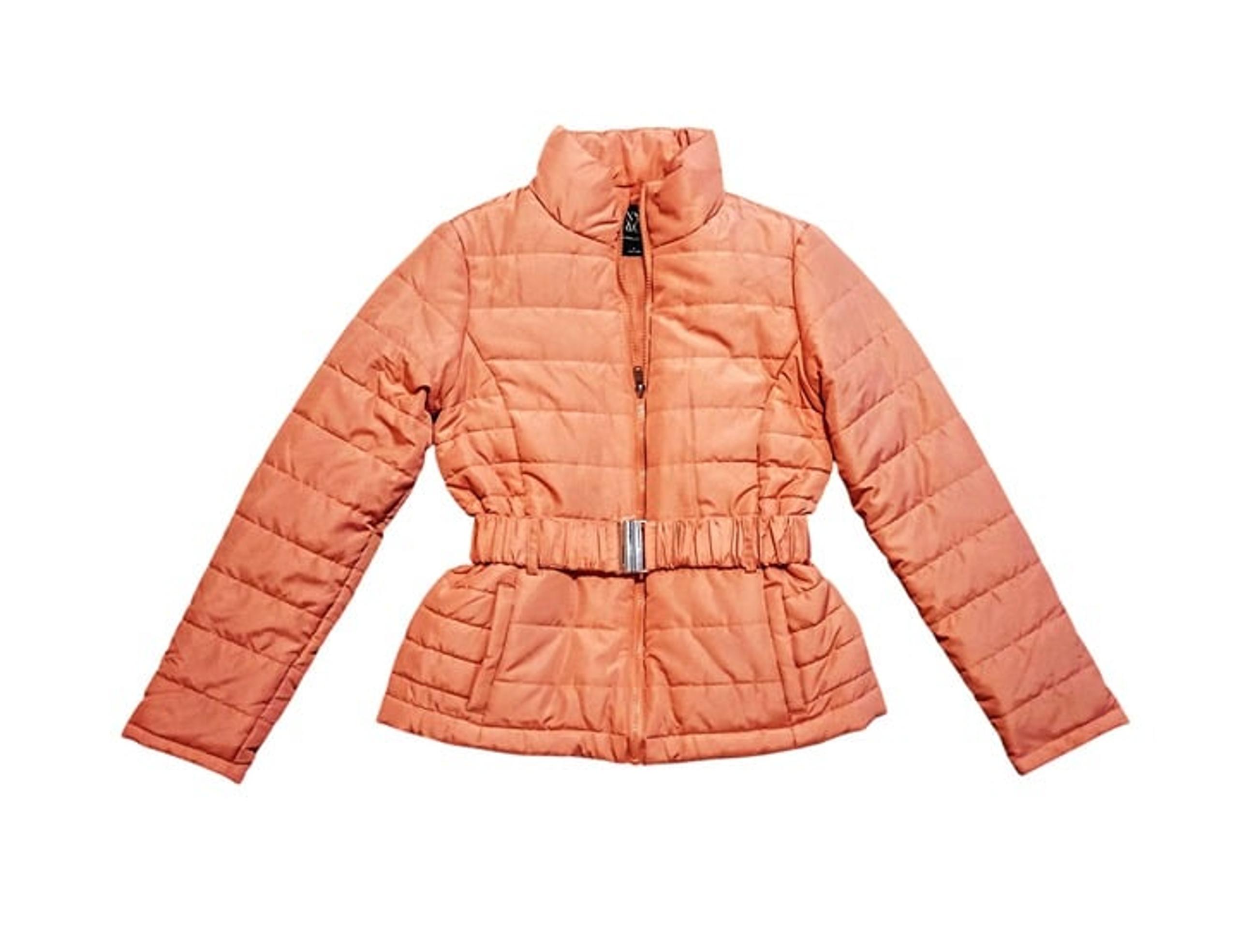 Womens NY&C Puffer Jacket Coral Light Weight