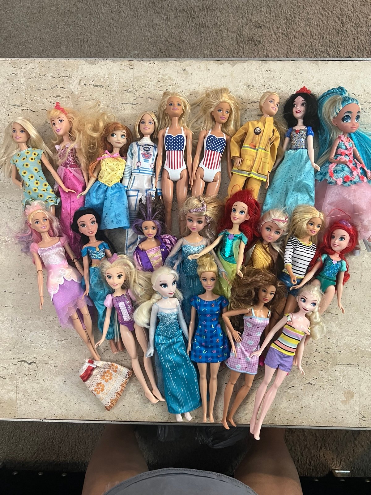 22 Assorted Barbie’s Lot