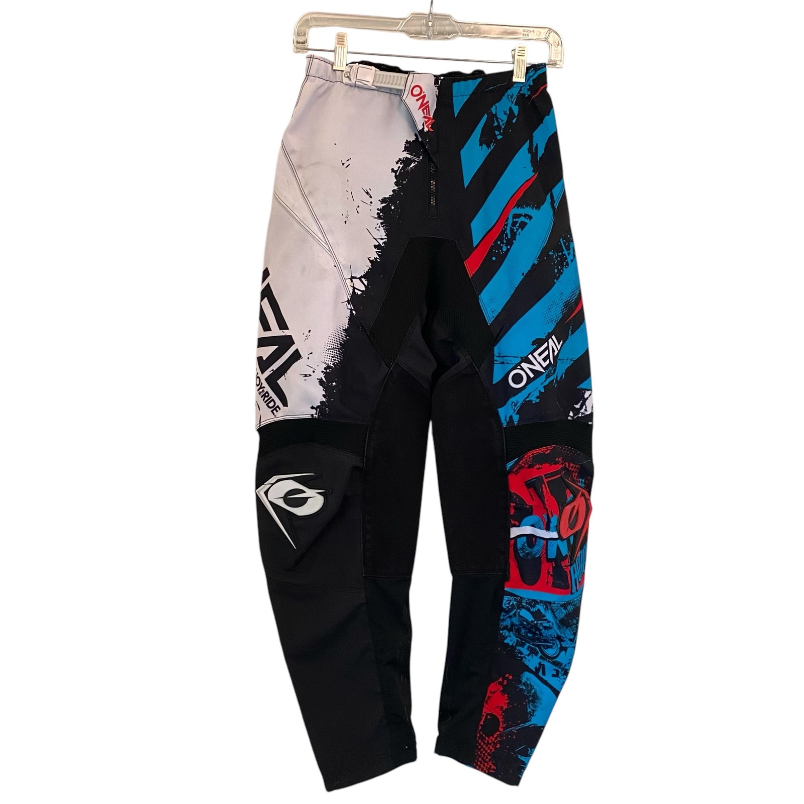 O'Neal Motocross Shocker Riding Pants MX Off-Road Protective Black Blue Adult 28