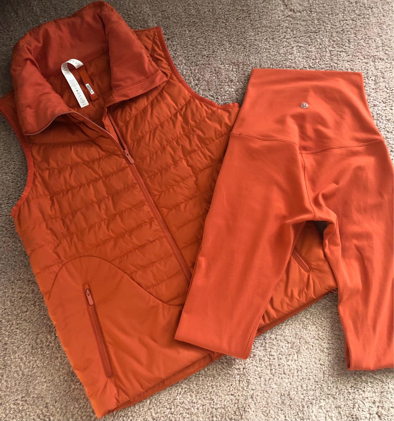 Orange Lululemon Set