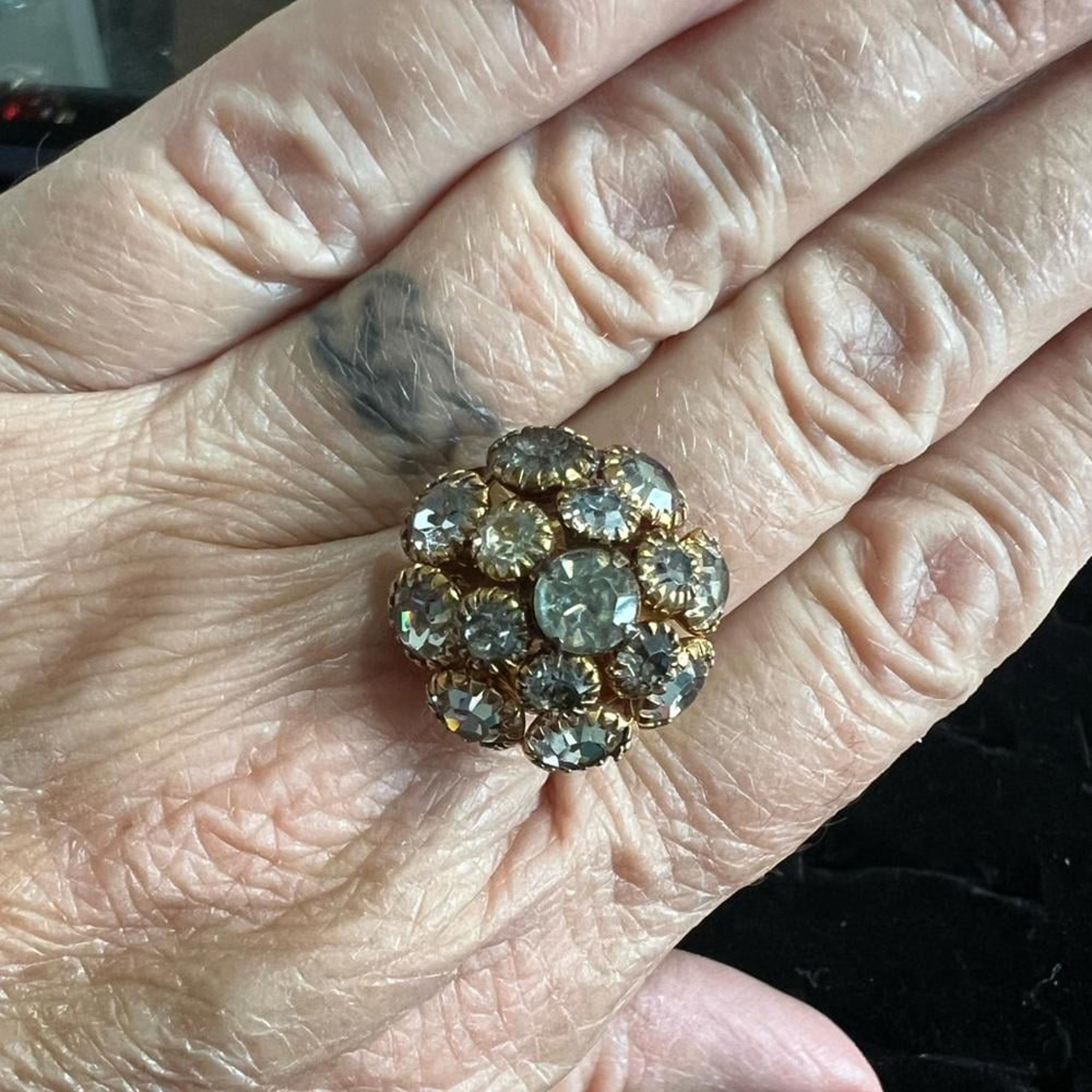 Vintage Sarah Coventry Cocktail Adjustable Ring