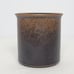 Vintage Arabia of Finland Ruska Flat Mug and Saucer Dark Brown MCM 8oz