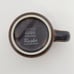 Vintage Arabia of Finland Ruska Flat Mug and Saucer Dark Brown MCM 8oz