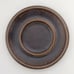 Vintage Arabia of Finland Ruska Flat Mug and Saucer Dark Brown MCM 8oz
