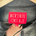 Bitter cell black and white designer leather jacket Jennie blackpink
