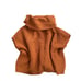 Free People Burnt Orange Turtleneck Knit Sleeveless Sweater size Small