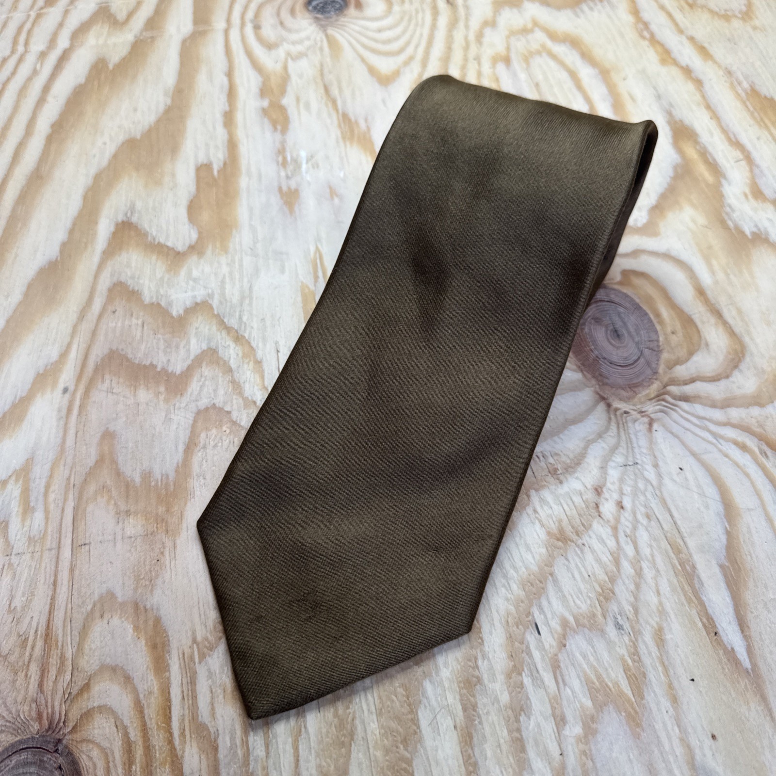 Massimo Bizzocchi Kiton Silk Neck Tie Chocolate Brown Classic Hand made Italy