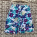 Vintage 90s culottes shorts tropical fish SMALL/MEDIUM
