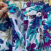 Vintage 90s culottes shorts tropical fish SMALL/MEDIUM